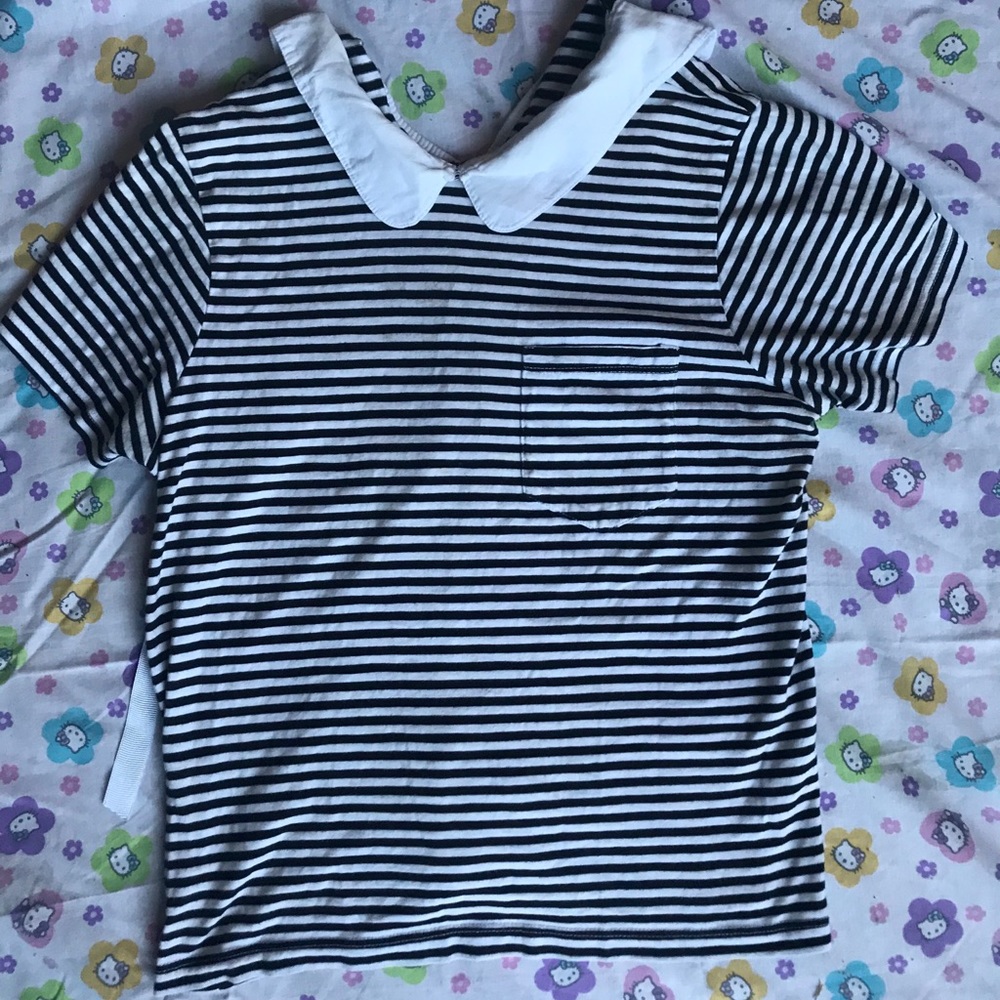 striped top shop shirt